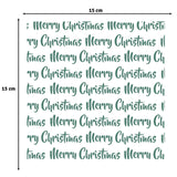 Vaessen Creative • Stencil Merry Christmas 5.9x5.9in