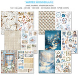 Winter Wonderland Junk Journal & Ephemera Book A4 32/Pkg