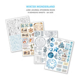Winter Wonderland Junk Journal & Ephemera Book A4 32/Pkg