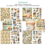 Wanderlust Junk Journal & Ephemera Book A4 32/Pkg