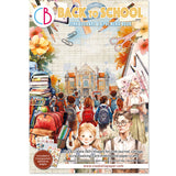 Back To School Junk Journal & Ephemera Book A4 32/Pkg