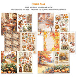 Hello Fall Junk Journal Ephemera Book A4 32/Pkg
