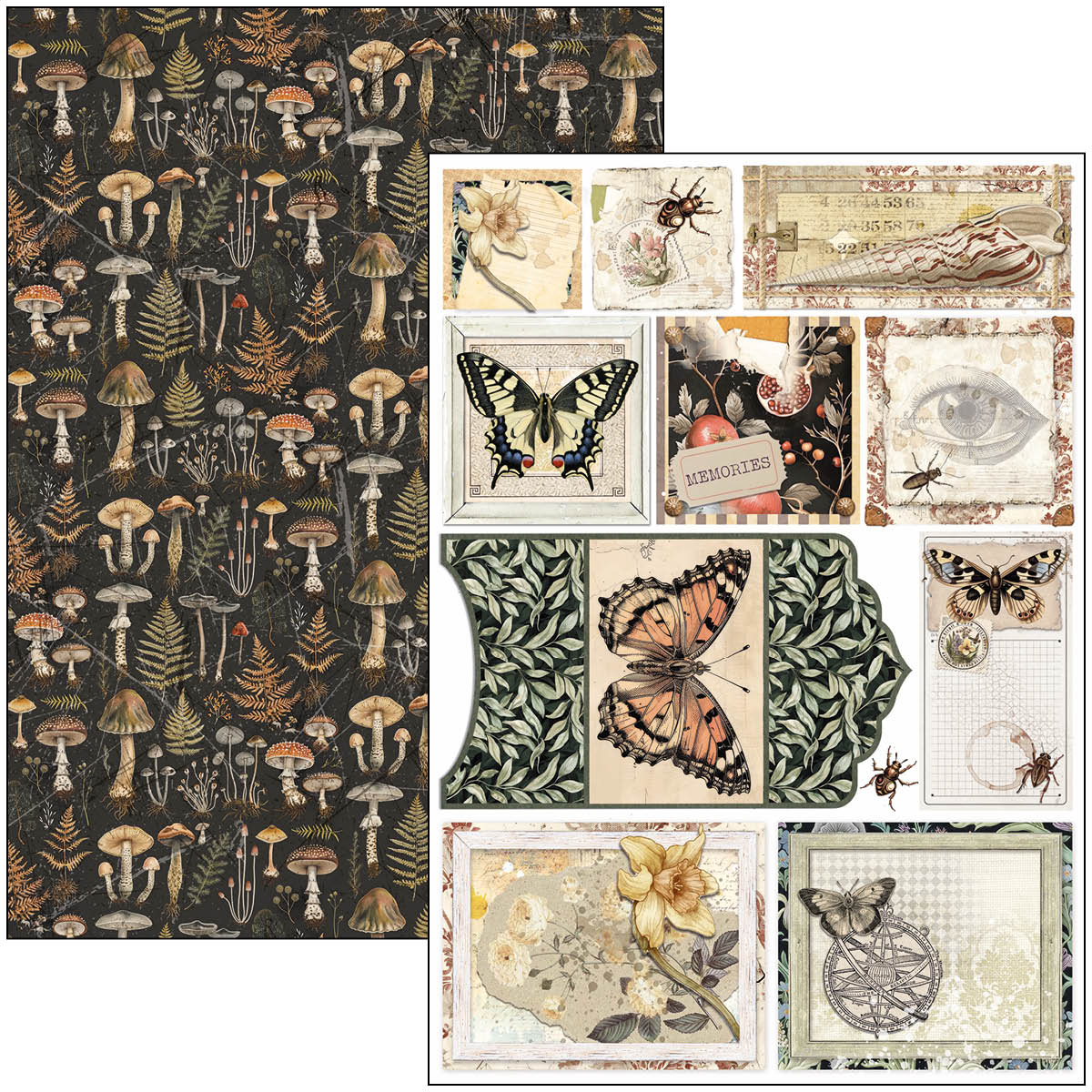 Cabinet Of Curiosities Creative Pad A4 9/Pkg