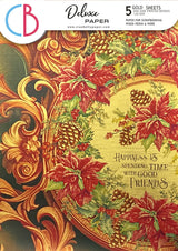 Deluxe The Nutcracker Paper Gold A4 5/Pkg
