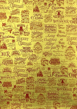 Deluxe The Nutcracker Paper Gold A4 5/Pkg