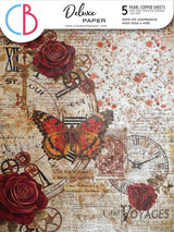 Deluxe Cabinet Of Curiosities Paper Pearl-Copper A4 5/Pkg