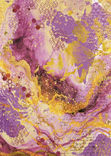 Deluxe Ethereal Paper Gold A4 5/Pkg