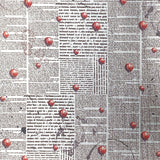 Deluxe Paris Je t’aime Paper Silver 6"x6" 5/Pkg