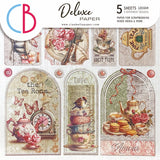 Deluxe Timeless Moments  Paper Silver
 6"x6" 5/Pkg
