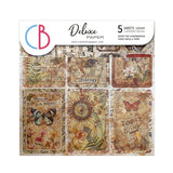 Deluxe Cabinet Of Curiosities Paper Pearl-Copper  6"x6" 5/Pkg