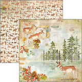Ciao Bella Into The Wild Paper Pad 8"x8" 12/Pkg