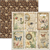 Cabinet Of Curiosities Pad 8"x8" 12/Pkg