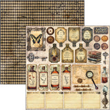 Cabinet Of Curiosities Pad 8"x8" 12/Pkg