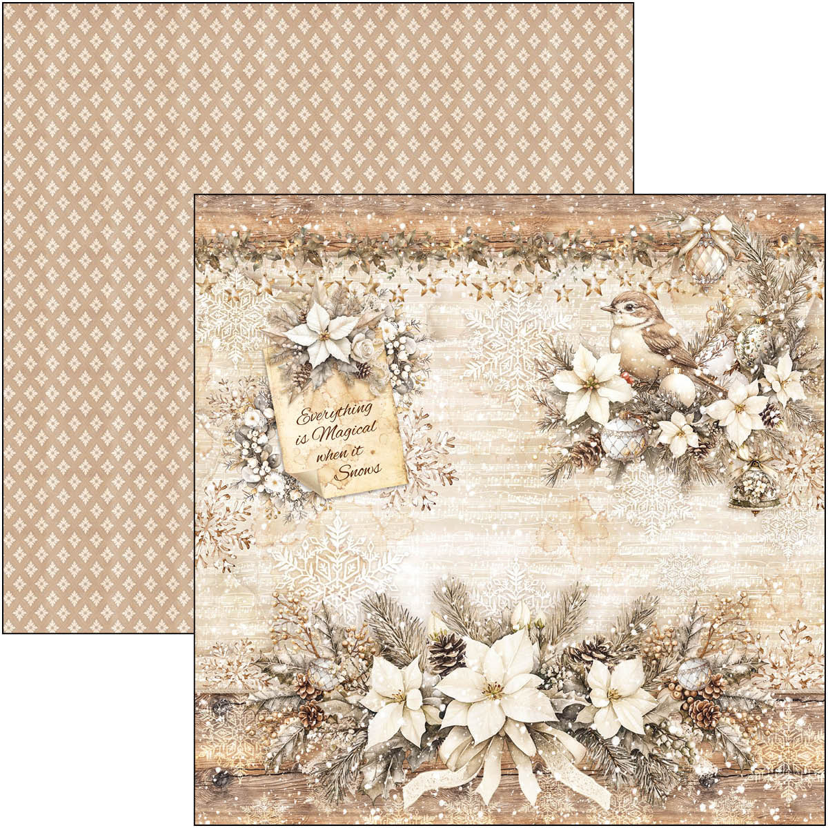 Winter Season Pad 8"x8" 12/Pkg