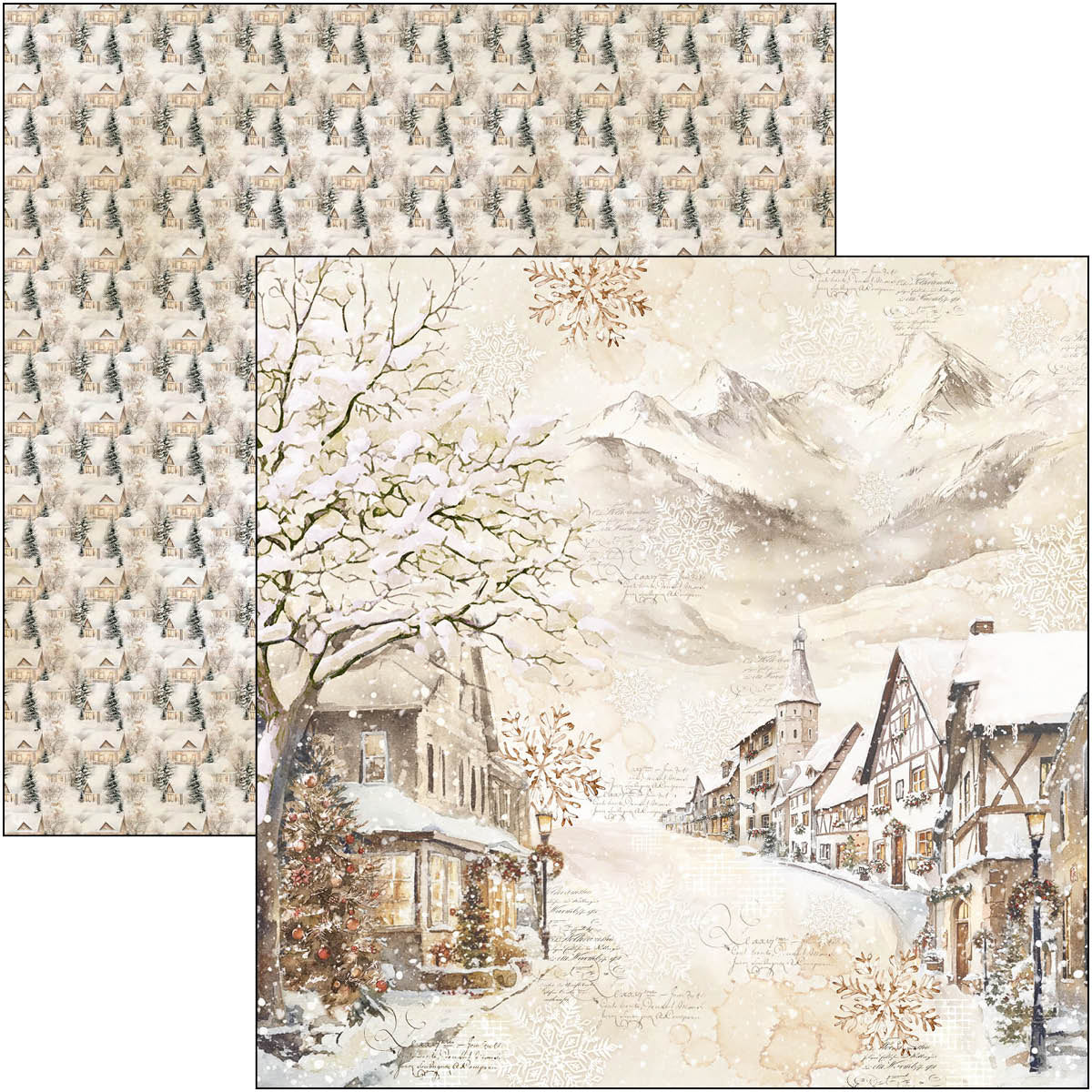 Winter Season Pad 8"x8" 12/Pkg
