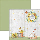Ciao Bella Farmhouse Garden Paper Pad 12"x12" 12/Pkg