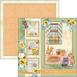 Ciao Bella Farmhouse Garden Paper Pad 12"x12" 12/Pkg