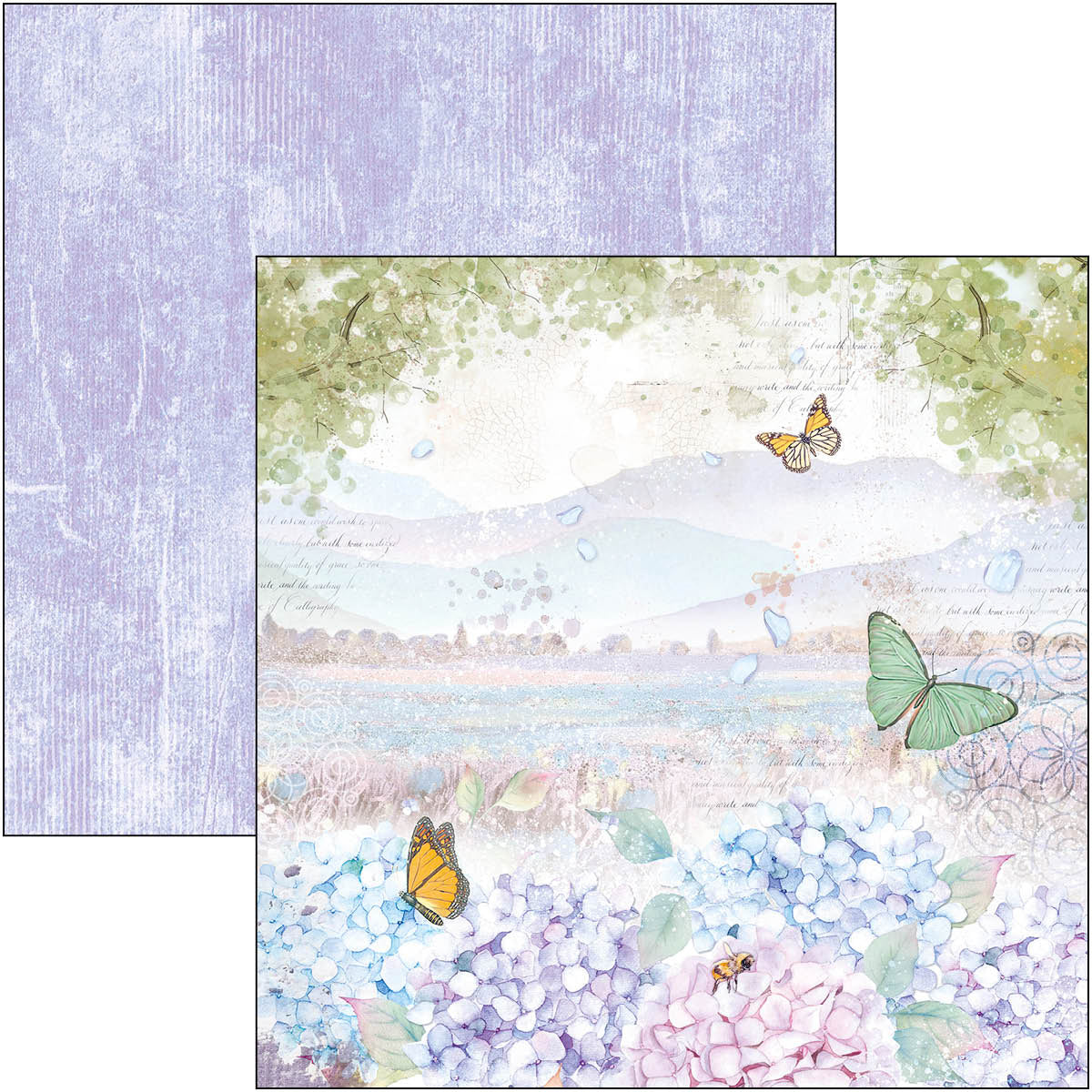 Ciao Bella Enchanted Land Paper Pad 12"x12" 12/Pkg