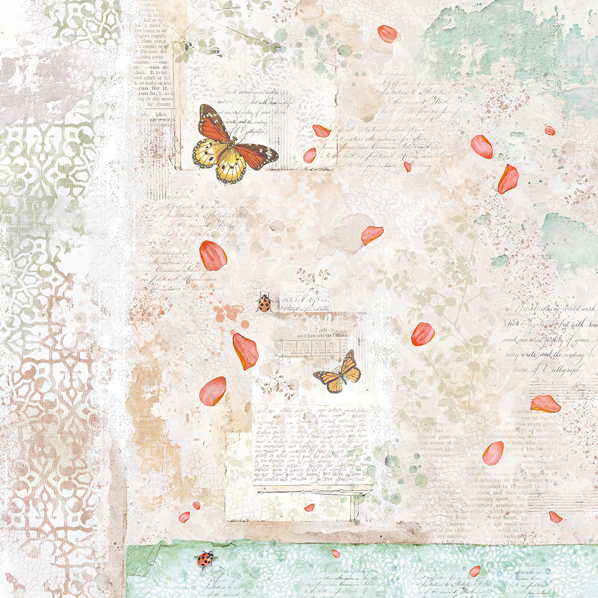 Ciao Bella Enchanted Land Paper Pad 12"x12" 12/Pkg
