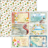 Ciao Bella Summer Breeze Paper Pad 12"x12" 12/Pkg