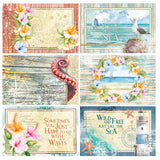 Ciao Bella Summer Breeze Paper Pad 12"x12" 12/Pkg