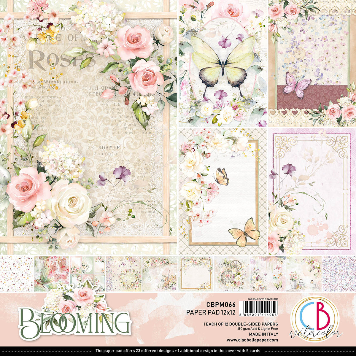 Ciao Bella Blooming 12"x12" 12/Pkg