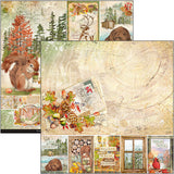 Ciao Bella Into The Wild Paper Pad 12"x12" 12/Pkg