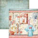 Land Of The Rising Sun Paper Pad 12"x12" 12/Pkg