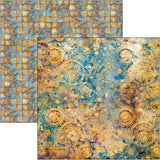 Esprit de Voyage Paper Pad 12"x12" 12/Pkg