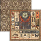 Cabinet Of Curiosities Paper Pad 12"x12" 12/Pkg