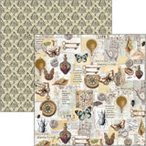 Cabinet Of Curiosities Paper Pad 12"x12" 12/Pkg