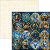 Celestial Paper Pad 12"x12" 12/Pkg