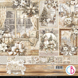 Winter Season Paper Pad 12"x12" 12/Pkg
