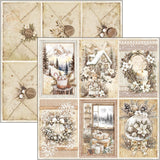 Winter Season Paper Pad 12"x12" 12/Pkg