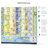 Ciao Bella Sicilia Paper Pad 6"x6" 24/Pkg