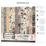Ciao Bella Modern Times Paper Pad 6"x6" 24/Pkg