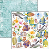Ciao Bella Summer Breeze Fussy Cut Pad 6"x6" 24/Pkg
