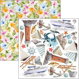 Ciao Bella Summer Breeze Fussy Cut Pad 6"x6" 24/Pkg