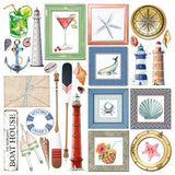 Ciao Bella Summer Breeze Fussy Cut Pad 6"x6" 24/Pkg