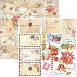 Ciao Bella Dear Santa Fussy Cut Pad 6"x6" 24/Pkg