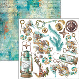 Coral Reef Fussy Cut Pad 6"x6" 24/Pkg