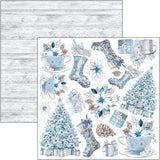 Elegance of Blue Fussy Cut Pad 6"x6" 24/Pkg
