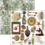 Cabinet Of Curiosities Fussy Cut Pad 6"x6" 24/Pkg