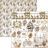 Winter Season Fussy Cut Pad 6"x6" 24/Pkg
