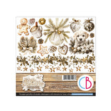 Winter Season Fussy Cut Pad 6"x6" 24/Pkg