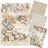 Rice Paper A4 MIXED 4/Pkg Winter Season