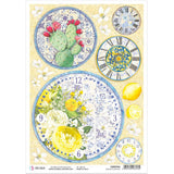 Ciao Bella Rice Paper A4 Orologi di Maiolica