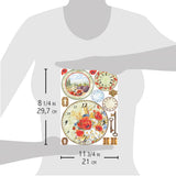 Ciao Bella Rice Paper A4 Tuscan Clocks