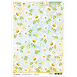 Ciao Bella Rice Paper A4 White Daisies