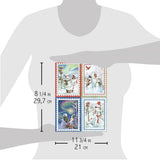 Ciao Bella Rice Paper A4 Northern Lights Stamps